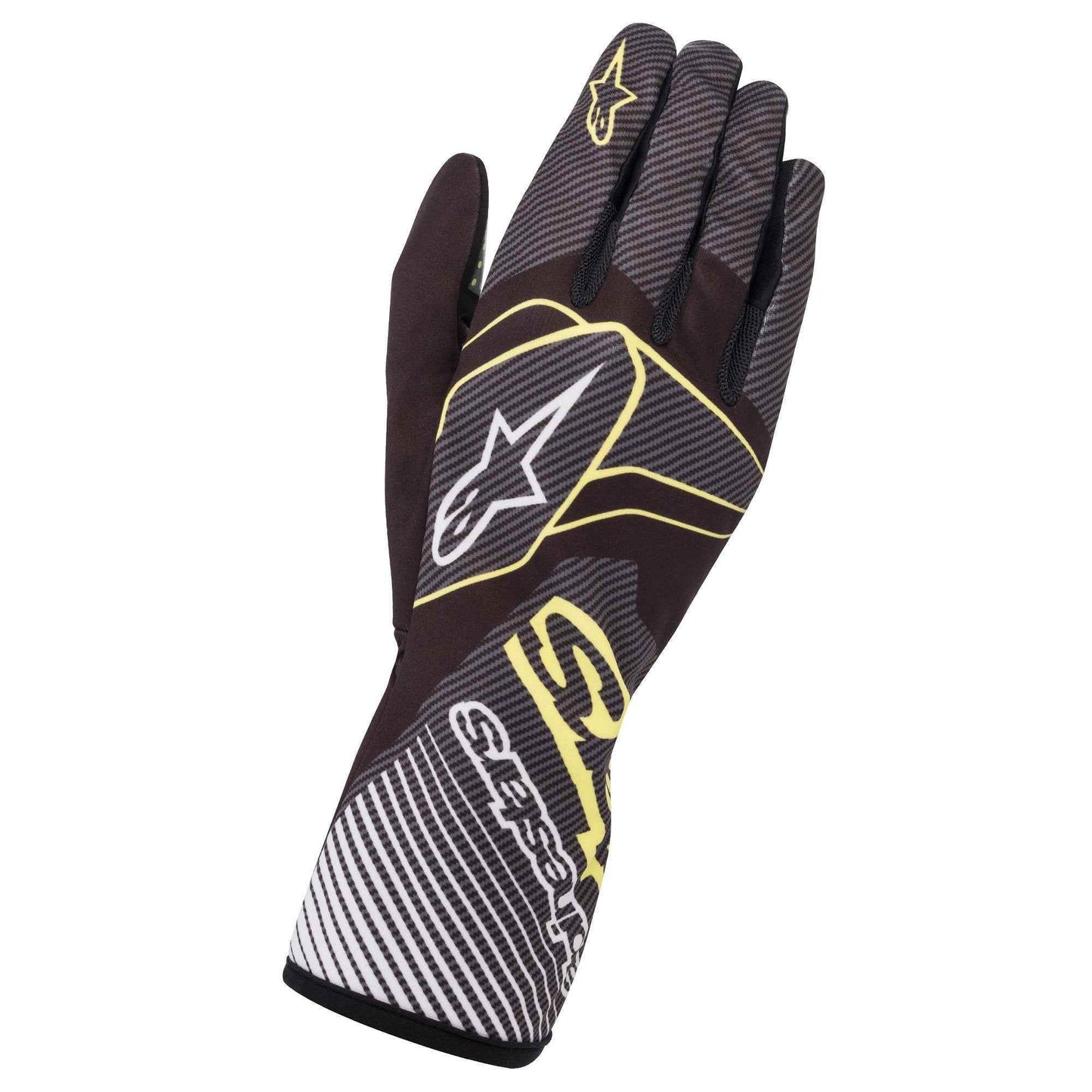 Alpinestars Tech-1 K Race v2 Karting Gloves - Carbon - Track Minded HPDE, LLC