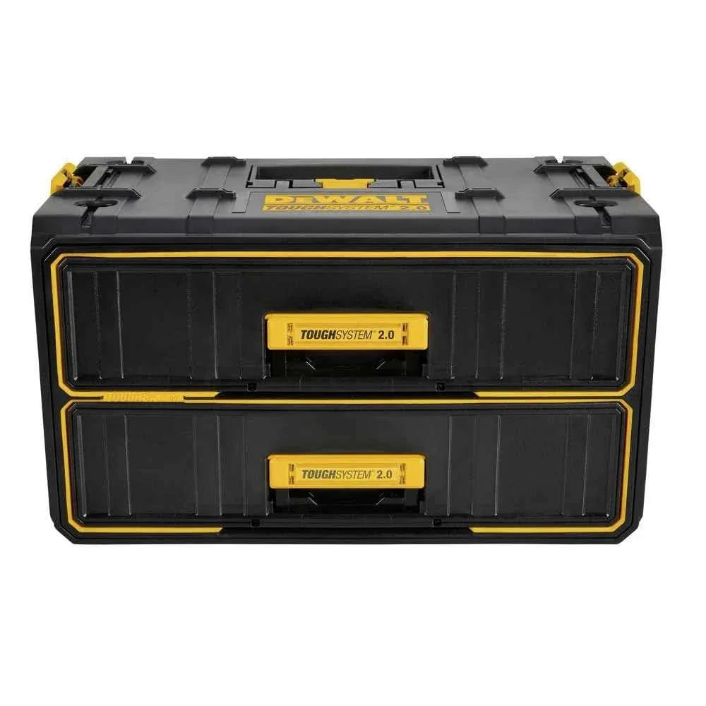 DEWALT ToughSystem Tool Box, 2.0 Two-Drawer, 21.8in. (DWST08320) - Track Minded HPDE, LLC