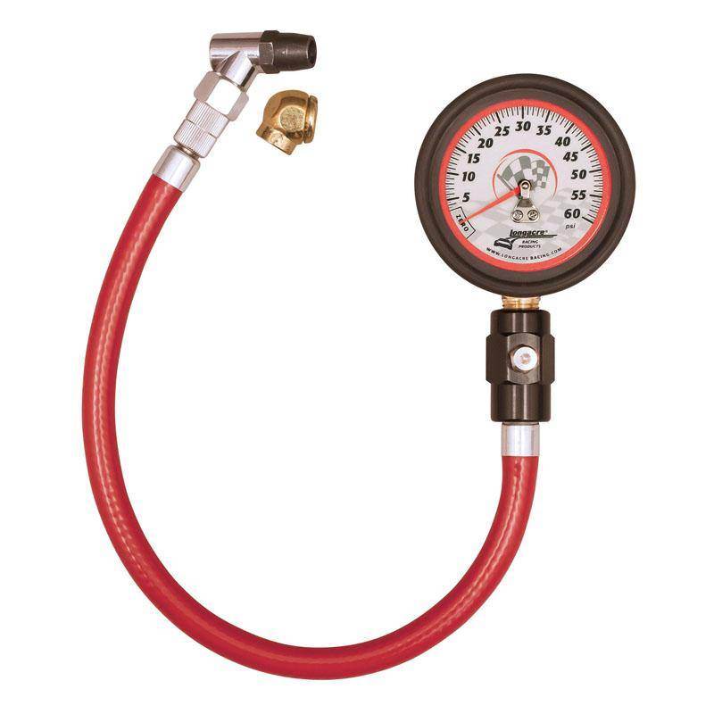 Longacre Deluxe Tire Gauge - 0-60 PSI - Track Minded HPDE, LLC