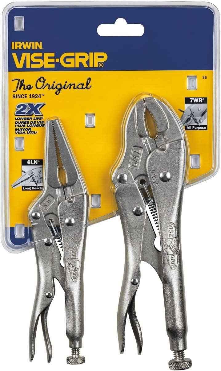 IRWIN VISE-GRIP Original Locking Pliers with Wire Cutter Set, 2 Piece, 36 - Track Minded HPDE, LLC