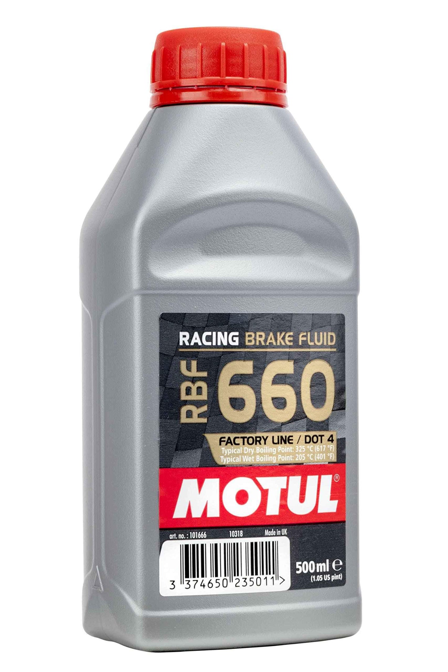 101667 RBF 660 Dot-4 100 Percent Synthetic Racing Brake Fluid - 500 ml - Track Minded HPDE, LLC