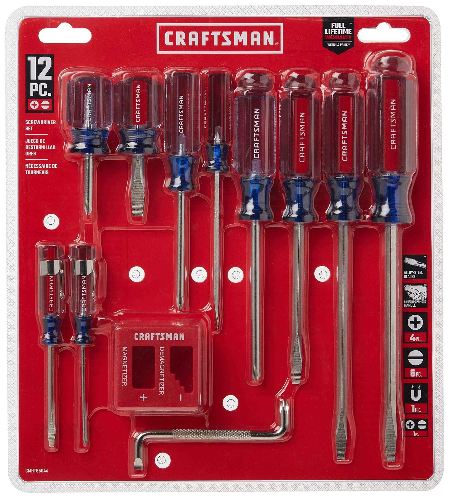 CRAFTSMAN Screwdriver Set, Assorted, 12Piece (CMHT65044) - Track Minded HPDE, LLC