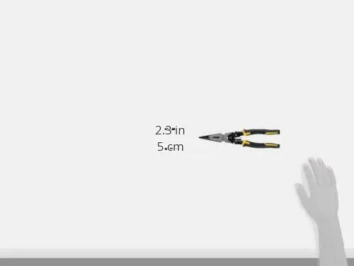 DEWALT DWHT70277 Compound Action Long Nose Pliers 9 Inch , Black - Track Minded HPDE, LLC