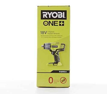 RYOBI R18IW3-0 18V ONE+ Cordless 3-Speed Impact Wrench (Body Only) - Track Minded HPDE, LLC