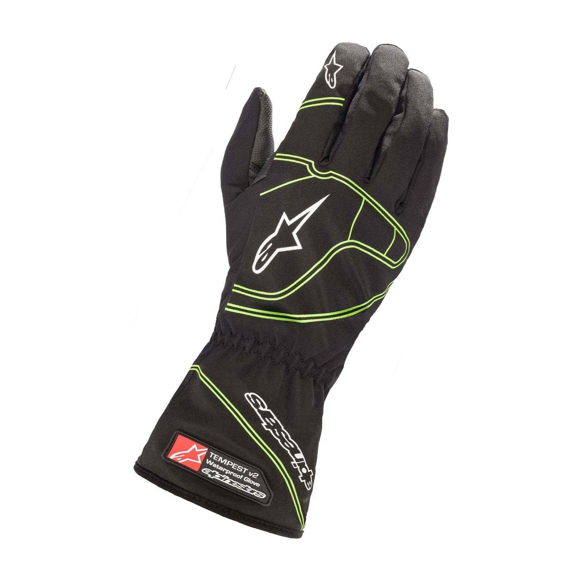 Alpinestars Tempest v2 S WP Youth Karting Gloves - Track Minded HPDE, LLC