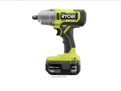 RYOBI ONE+ 18V Cordless 1/2 in. Impact Wrench Kit with 4.0 Ah Battery and Charger, (PCL265K1) - Track Minded HPDE, LLC