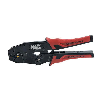 Klein Tools 80013 Wire Stripper / Ratcheting Crimper, Electrical Crimping Tool Kit with Automatic Wire Stripper and Ratcheting Insulated Terminal Crimper, 2-Piece - Track Minded HPDE, LLC
