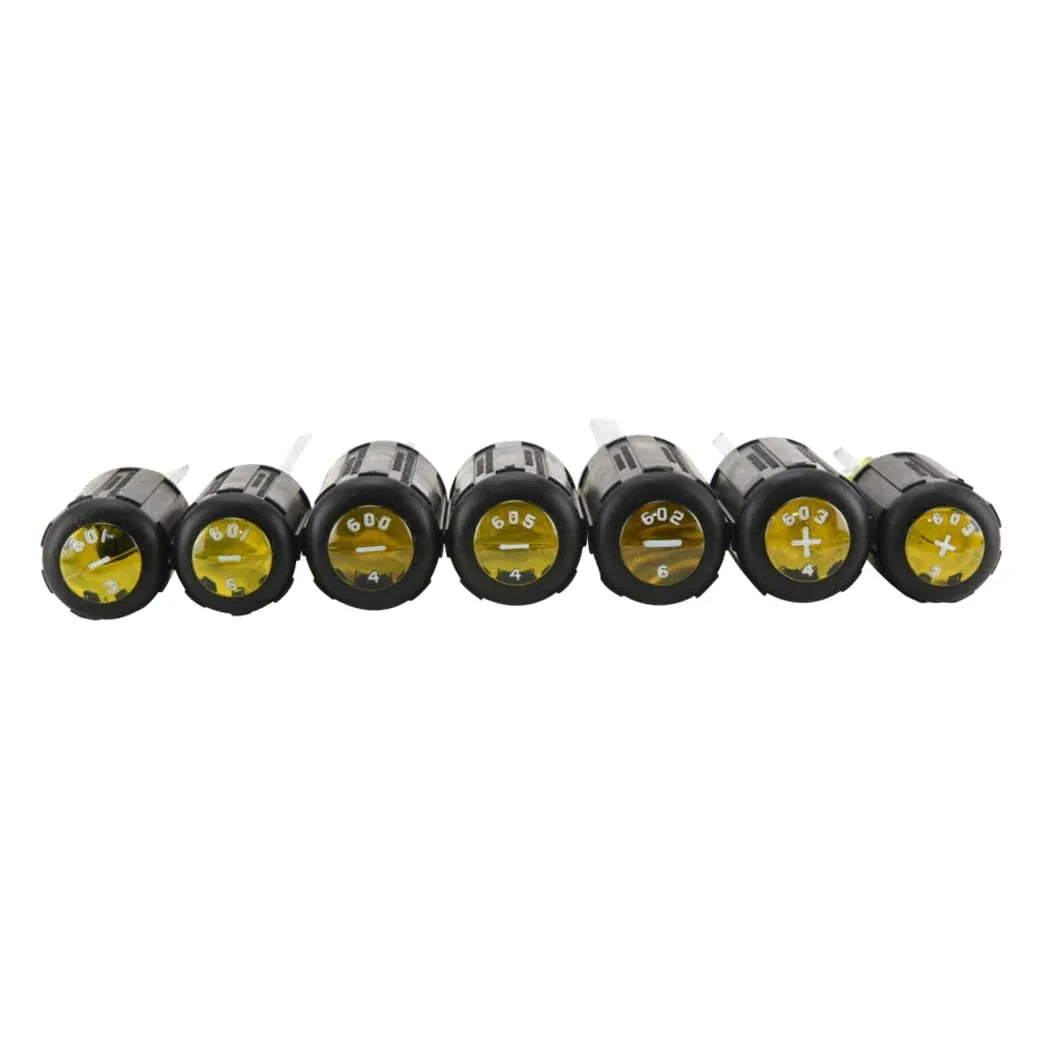 Klein Tools 85076 Screwdriver Set, Made in USA, Slotted and Phillips Screwdrivers with Non-Slip Cushion-Grip Handles and Tip-Ident, 7-Piece - Track Minded HPDE, LLC