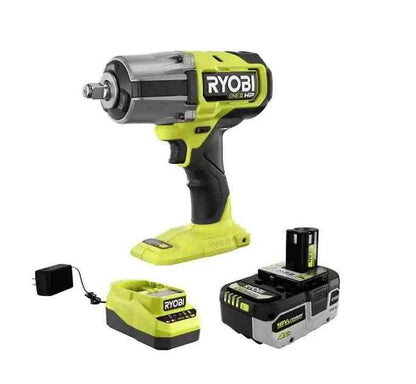RYOBI ONE+ 18V Brushless Cordless 4-Mode 1/2 in. Impact Wrench Kit with 4.0 Battery and Charger (PBLIW01K1) - Track Minded HPDE, LLC
