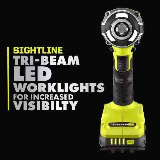RYOBI 18V ONE+ HP COMPACT BRUSHLESS 4-MODE 1/2" IMPACT WRENCH - Track Minded HPDE, LLC
