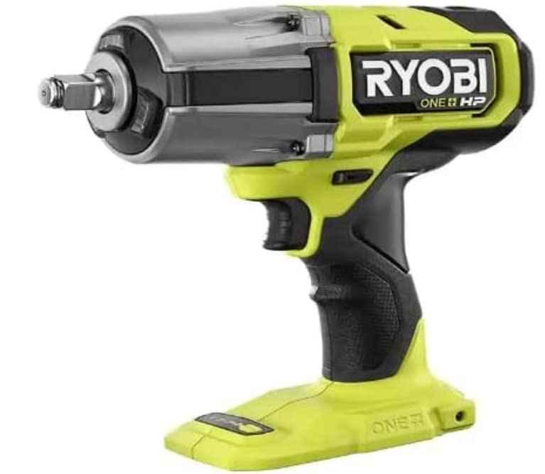 RYOBI - ONE+ HP 18V Brushless Cordless 4-Mode 1/2 in. High Torque Impact Wrench (Tool Only) - PBLIW01B - Track Minded HPDE, LLC