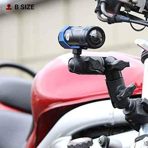 RAM Mounts Composite Double Socket Swivel & Ratchet Arm RAP-B-200-2U Compatible with RAM B Size 1" Ball Components - Track Minded HPDE, LLC