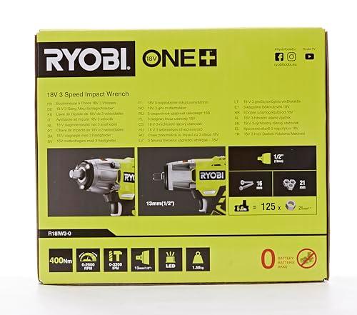 RYOBI R18IW3-0 18V ONE+ Cordless 3-Speed Impact Wrench (Body Only) - Track Minded HPDE, LLC