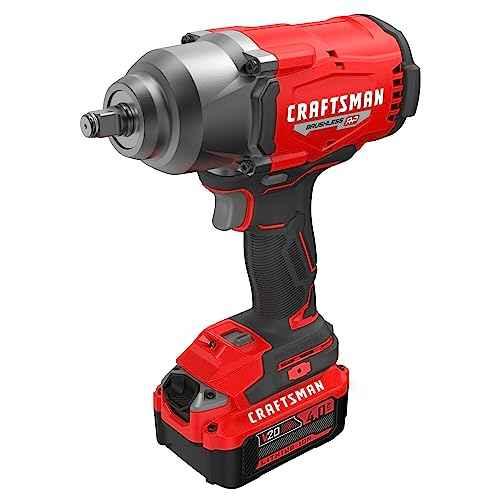 CRAFTSMAN V20 RP Impact Wrench, Cordless, Brushless, High Torque, 1/2 Inch, 4Ah Battery and Charger Included (CMCF940M1) - Track Minded HPDE, LLC