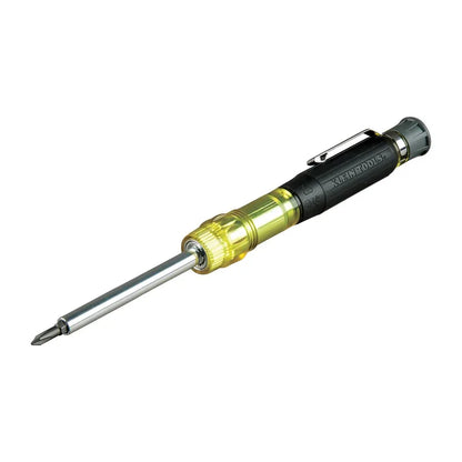Klein Tools 32614 Multi-bit Precision Screwdriver Set, 4-in-1 Electronics Pocket Screwdriver, Professional Phillips and Slotted Bits, EDC - Track Minded HPDE, LLC