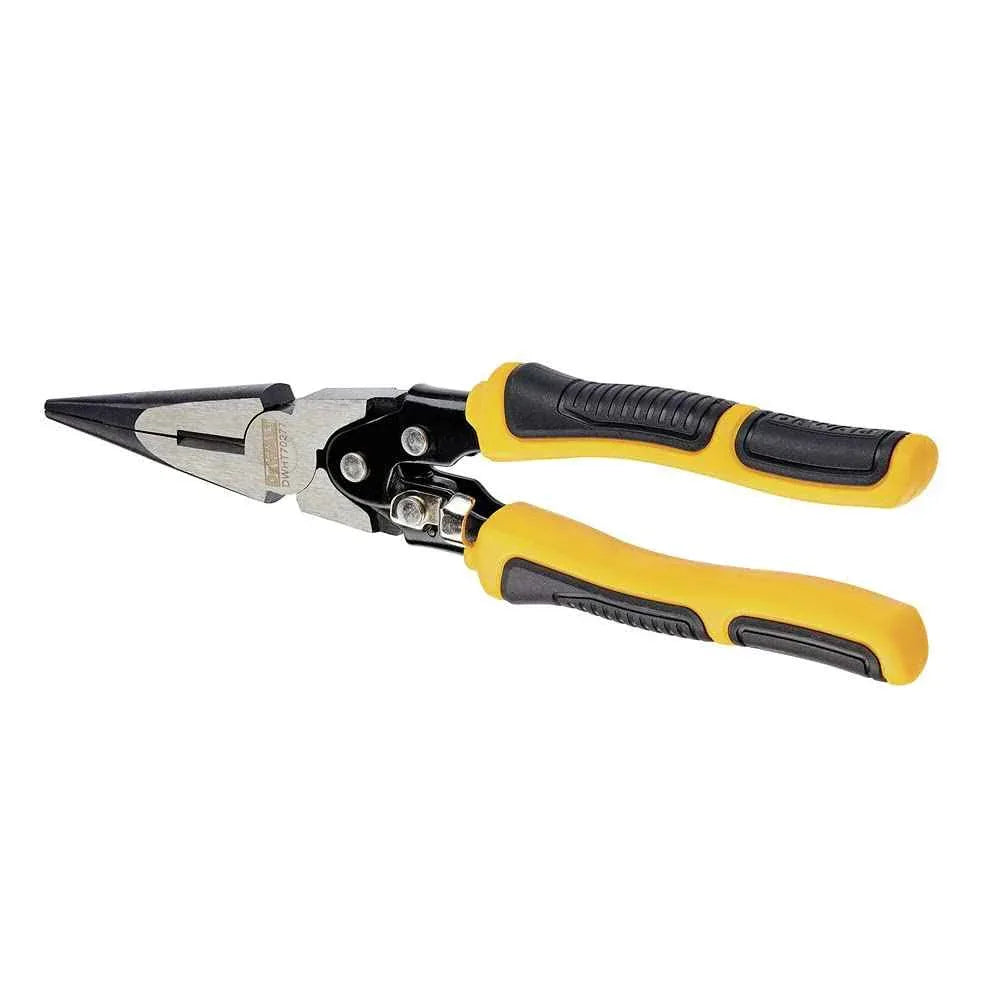 DEWALT DWHT70277 Compound Action Long Nose Pliers 9 Inch , Black - Track Minded HPDE, LLC