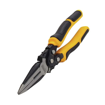 DEWALT DWHT70277 Compound Action Long Nose Pliers 9 Inch , Black - Track Minded HPDE, LLC