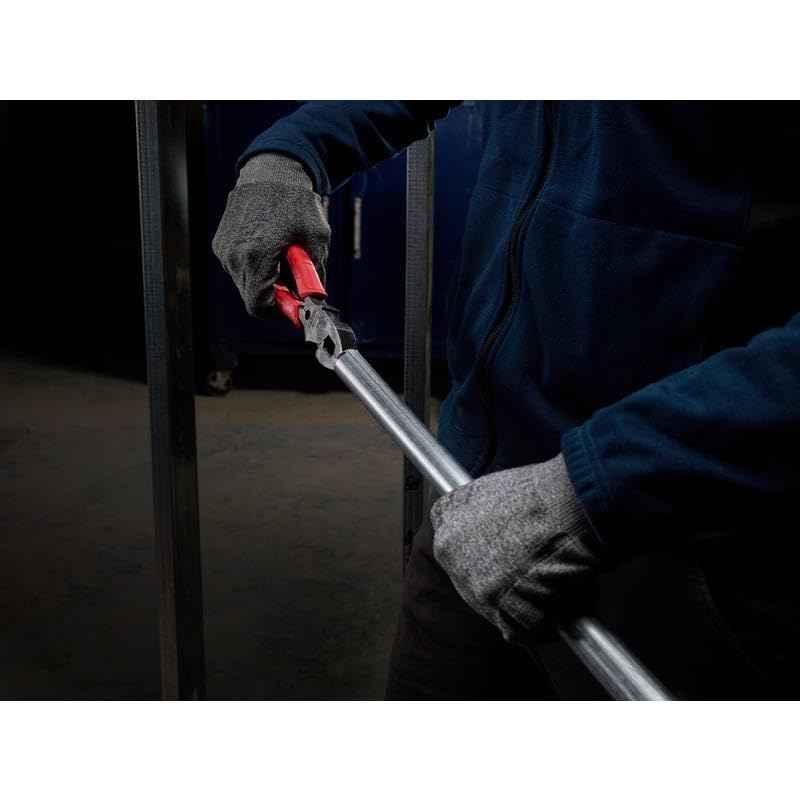 Milwaukee 48-22-6100 9 Inch Leverage Lineman Pliers w/ Crimper and Pipe Reaming Head Design - Track Minded HPDE, LLC