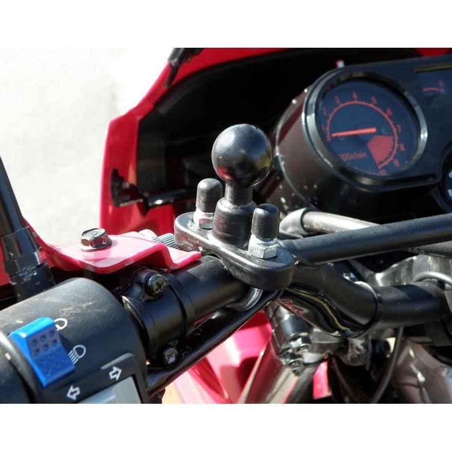 RAM MOUNTS Handlebar U-Bolt Base for Rails 0.5" to 1" in Diameter RAM-B-231U with B Size 1" Ball - Track Minded HPDE, LLC