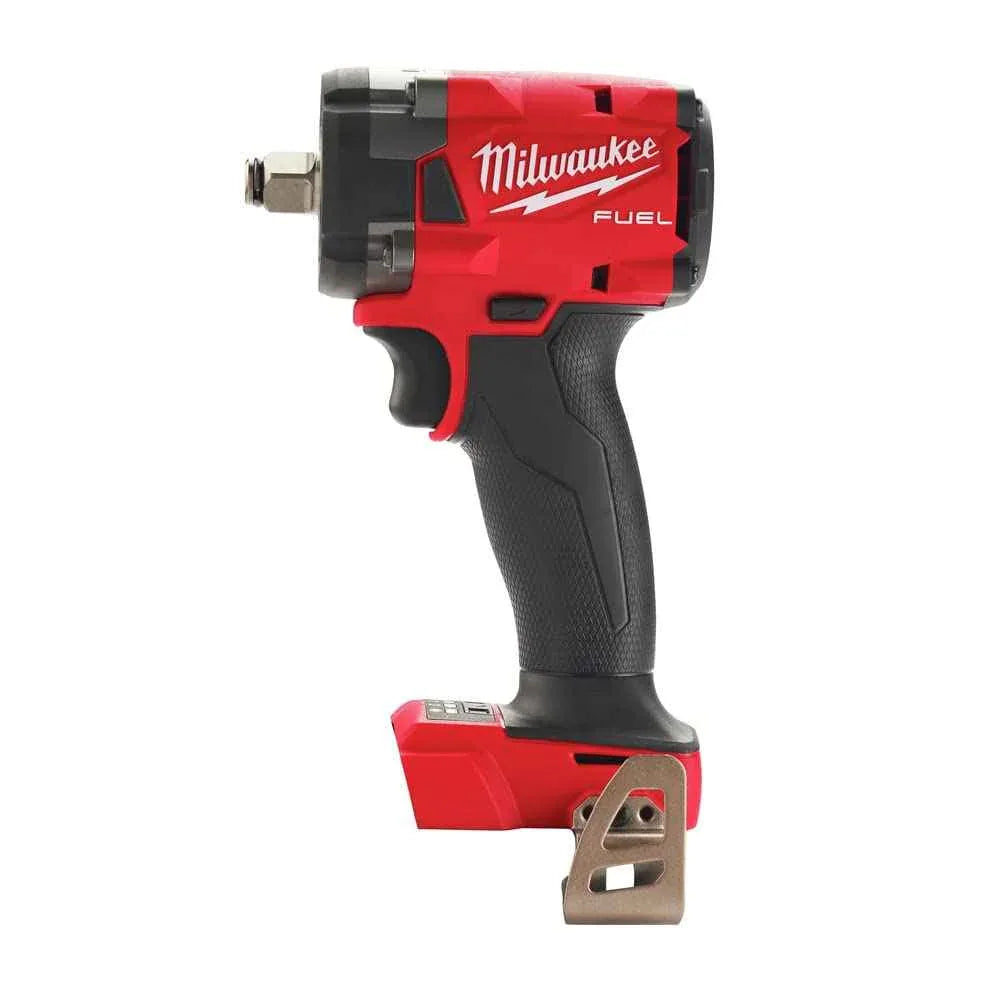 Milwaukee Electric - M18 Fuel 1/2 Compact Impact Wrench W/FRIC Ring - Track Minded HPDE, LLC
