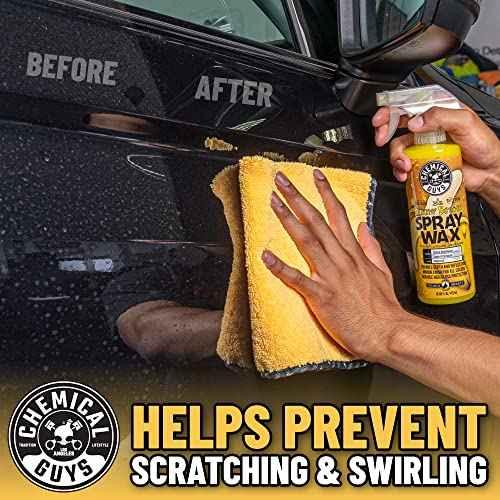 Chemical Guys MIC_506_12 Professional Grade Premium Microfiber Towels, Gold (16 Inch x 16 Inch) (Pack of 12) - Safe for Car Wash, Home Cleaning & Pet Drying Cloths - Track Minded HPDE, LLC
