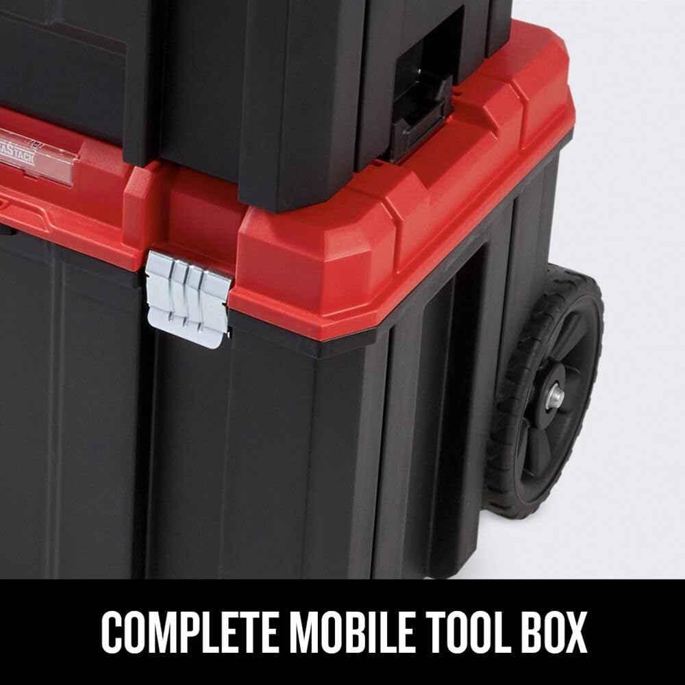 CRAFTSMAN VERSASTACK 17.126-in Metal Wheels Lockable Tool Box - Track Minded HPDE, LLC