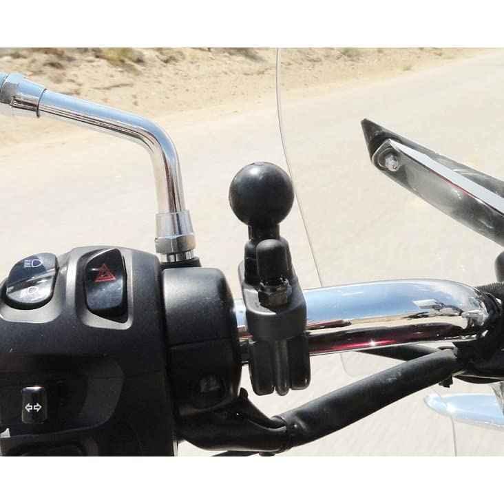 RAM MOUNTS Handlebar U-Bolt Base for Rails 0.5" to 1" in Diameter RAM-B-231U with B Size 1" Ball - Track Minded HPDE, LLC