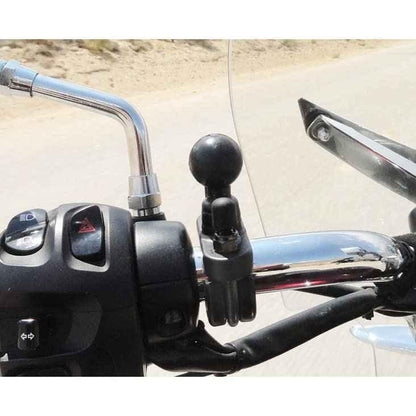 RAM MOUNTS Handlebar U-Bolt Base for Rails 0.5" to 1" in Diameter RAM-B-231U with B Size 1" Ball - Track Minded HPDE, LLC
