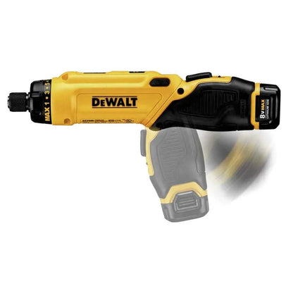 DEWALT 8V MAX Cordless Screwdriver Kit, Gyroscopic, 2 Batteries and Charger Included (DCF680N2) - Track Minded HPDE, LLC