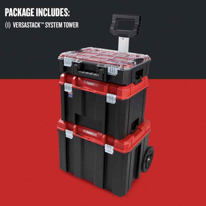 CRAFTSMAN VERSASTACK 17.126-in Metal Wheels Lockable Tool Box - Track Minded HPDE, LLC