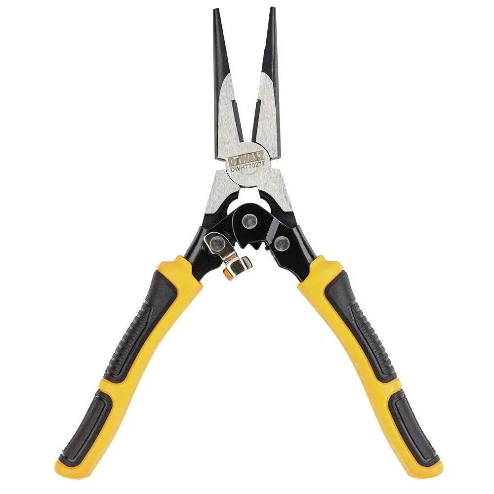 DEWALT DWHT70277 Compound Action Long Nose Pliers 9 Inch , Black - Track Minded HPDE, LLC