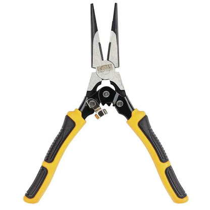 DEWALT DWHT70277 Compound Action Long Nose Pliers 9 Inch , Black - Track Minded HPDE, LLC