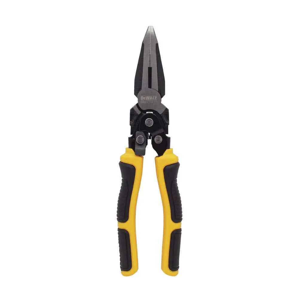DEWALT DWHT70277 Compound Action Long Nose Pliers 9 Inch , Black - Track Minded HPDE, LLC