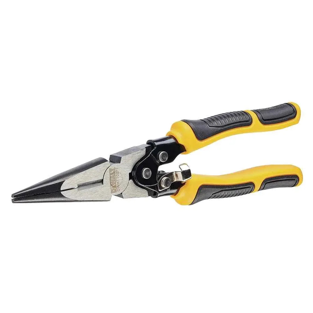 DEWALT DWHT70277 Compound Action Long Nose Pliers 9 Inch , Black - Track Minded HPDE, LLC