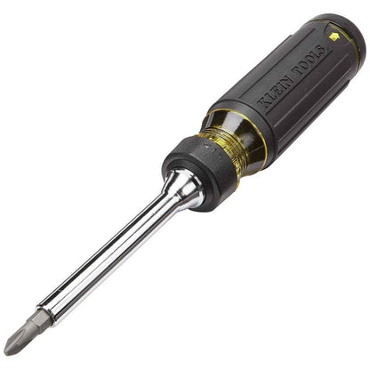Klein Tools 32305 Multi-bit Ratcheting Screwdriver, 15-in-1 Tool with Phillips, Slotted, Square, Torx and Combo Bits and 1/4-Inch Nut Driver - Track Minded HPDE, LLC