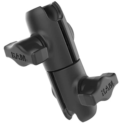 RAM Mounts RAP-B-200-12U Composite Double Socket Swivel Arm Compatible with RAM B Size 1" Ball Components - Track Minded HPDE, LLC