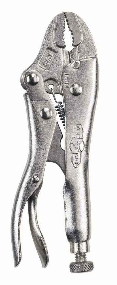 IRWIN VISE-GRIP Curved Jaw Locking Pliers with Wire Cutter, 4-Inch (10) - Track Minded HPDE, LLC