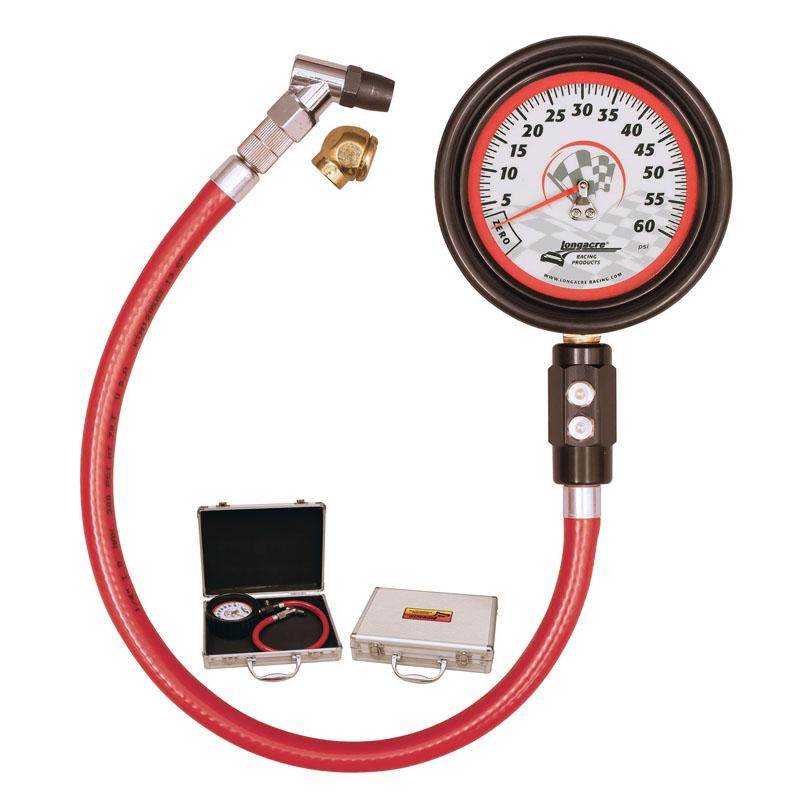 Longacre Magnum Tire Gauge - 0-60 PSI - Track Minded HPDE, LLC