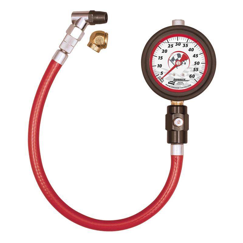 Longacre Liquid Filled Tire Gauge - 0-60 PSI - Track Minded HPDE, LLC