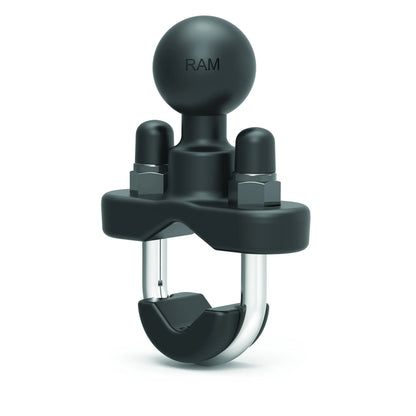 RAM MOUNTS Handlebar U-Bolt Base for Rails 0.5" to 1" in Diameter RAM-B-231U with B Size 1" Ball - Track Minded HPDE, LLC