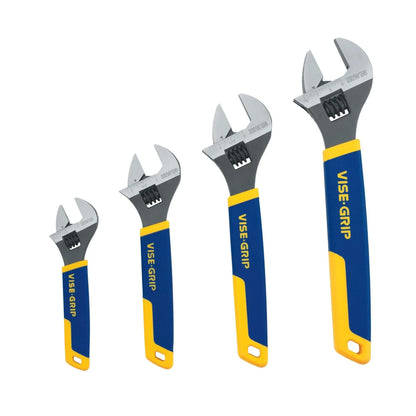 IRWIN VISE-GRIP Adjustable Wrench Set, SAE/MM, 4-Piece (2078706) - Track Minded HPDE, LLC