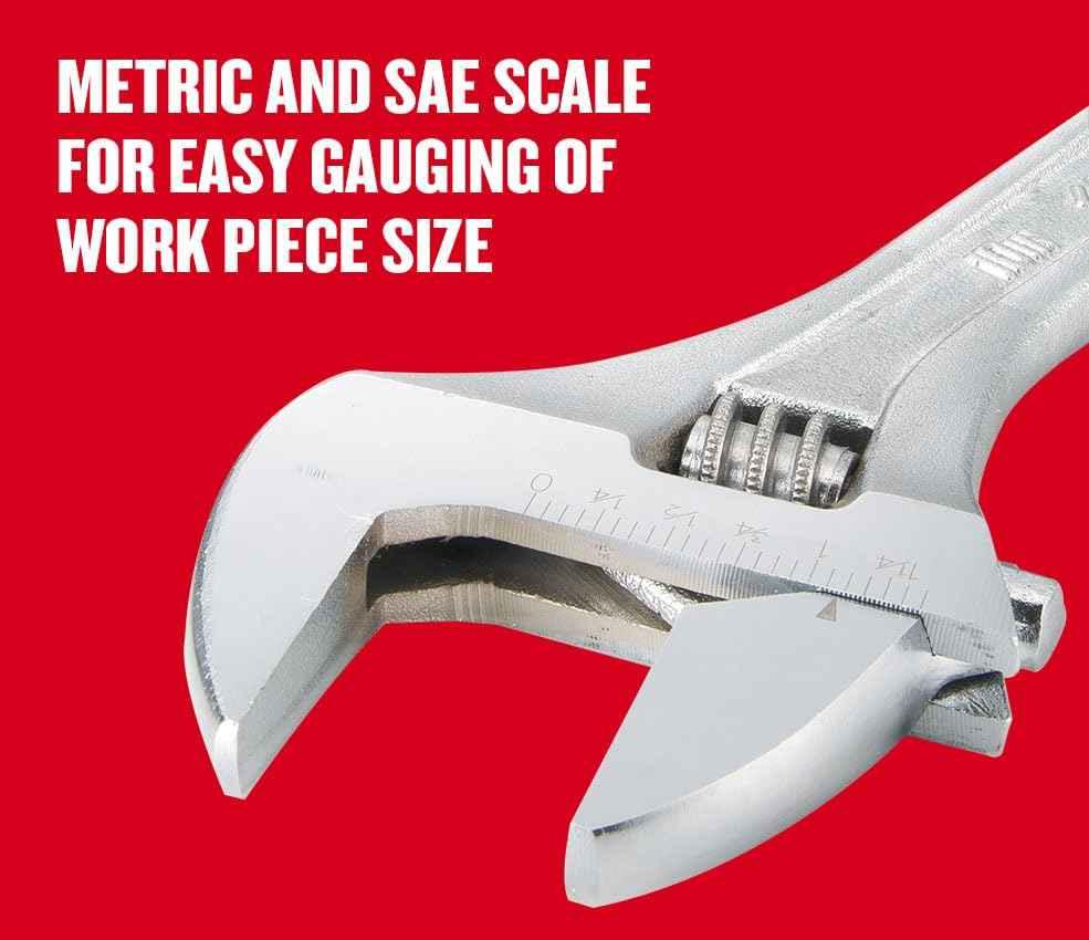 CRAFTSMAN Adjustable Wrench Set, 3-Piece All Steel, Metirc and SAE Scale (CMMT12001) - Track Minded HPDE, LLC