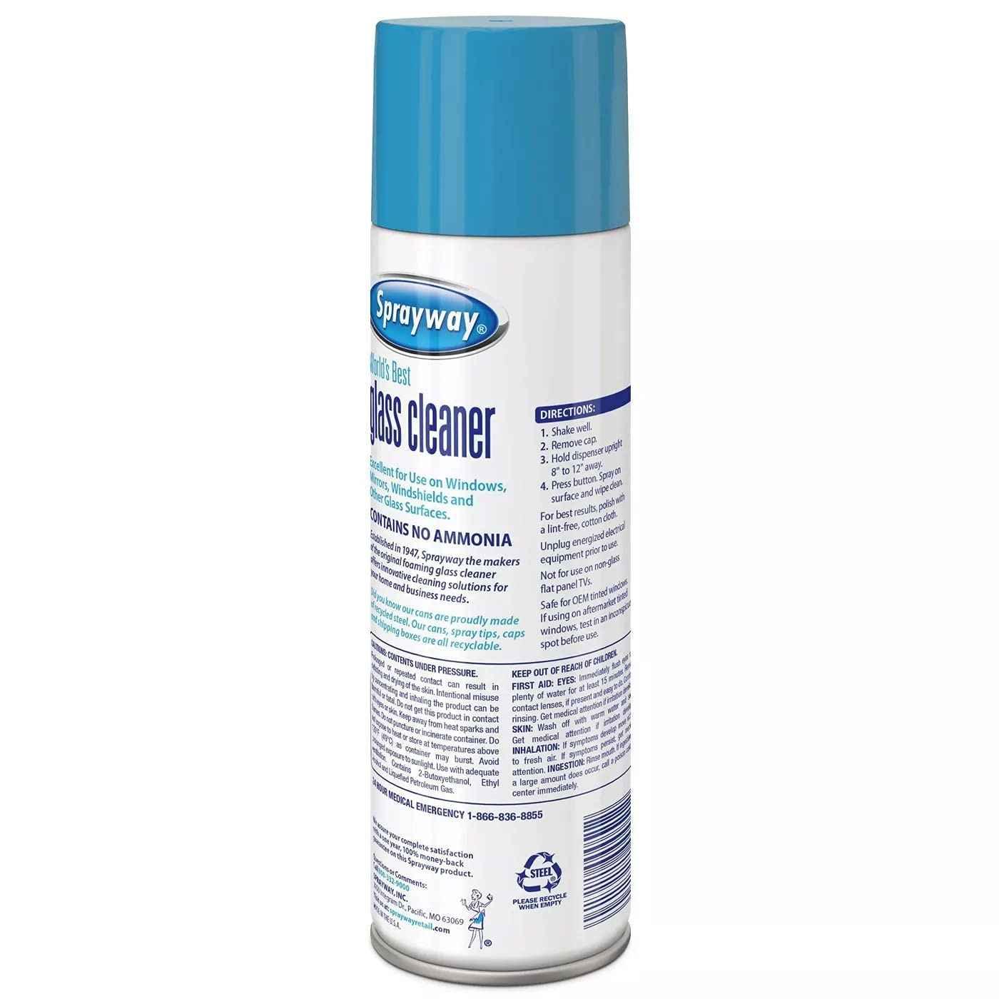Sprayway Glass Cleaner 19 Oz 1 Pack (Packaging May Vary) - Track Minded HPDE, LLC