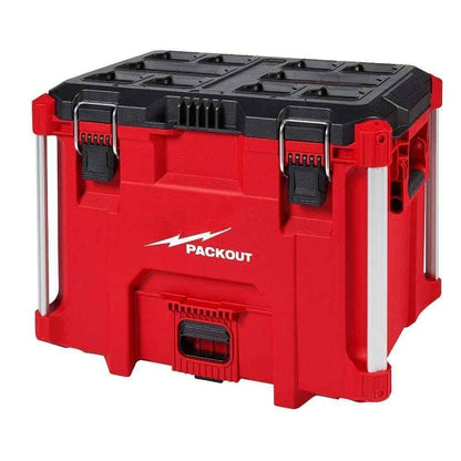 Milwaukee PACKOUT XL Heavy Duty Tool Box w/Organizer Tray 48-22-8429 Length 15.5 in Width 21.8 in Height 16.9 in - Track Minded HPDE, LLC