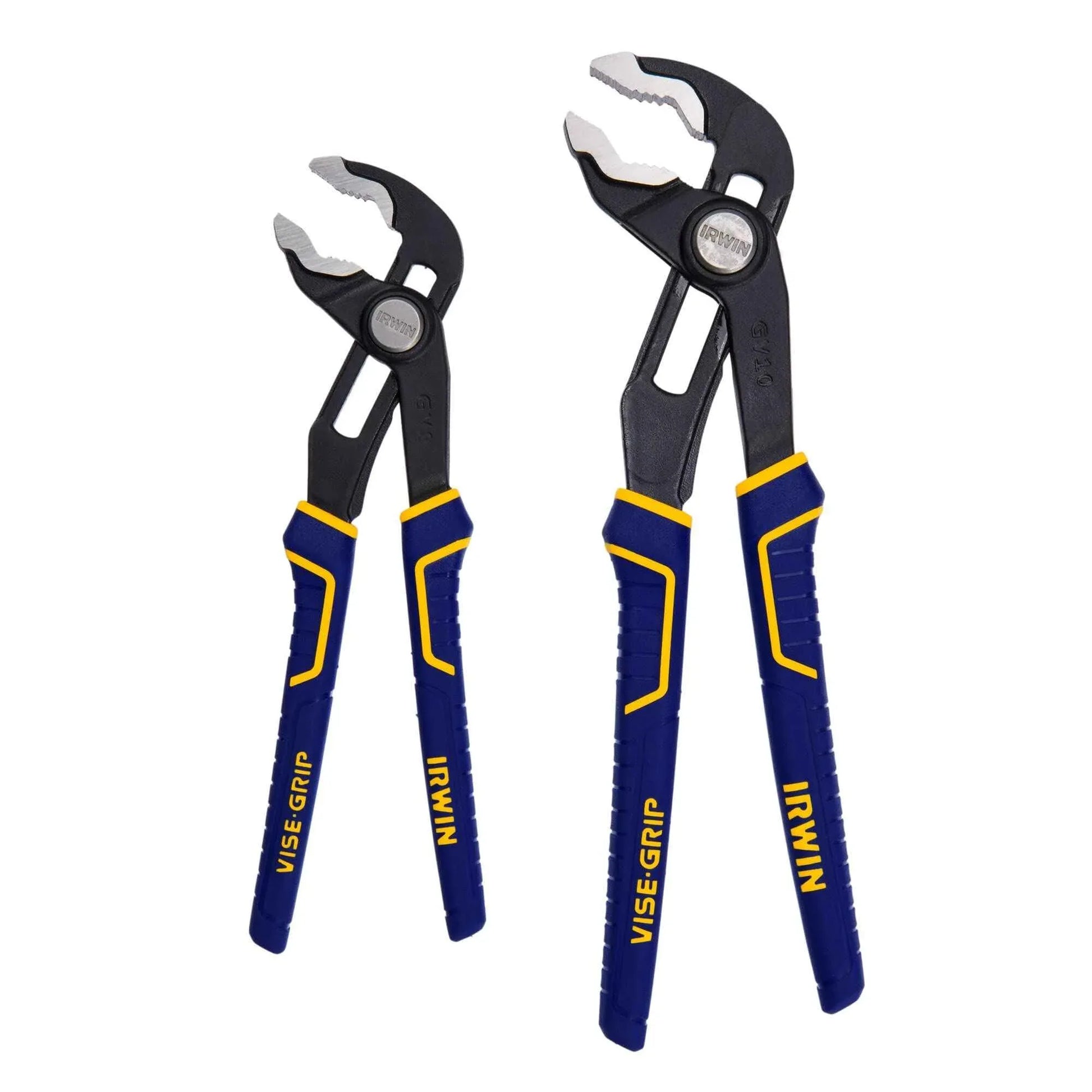 IRWIN Tools VISE-GRIP GrooveLock Pliers Set, V-Jaw, 2 Piece, 2078709 - Track Minded HPDE, LLC