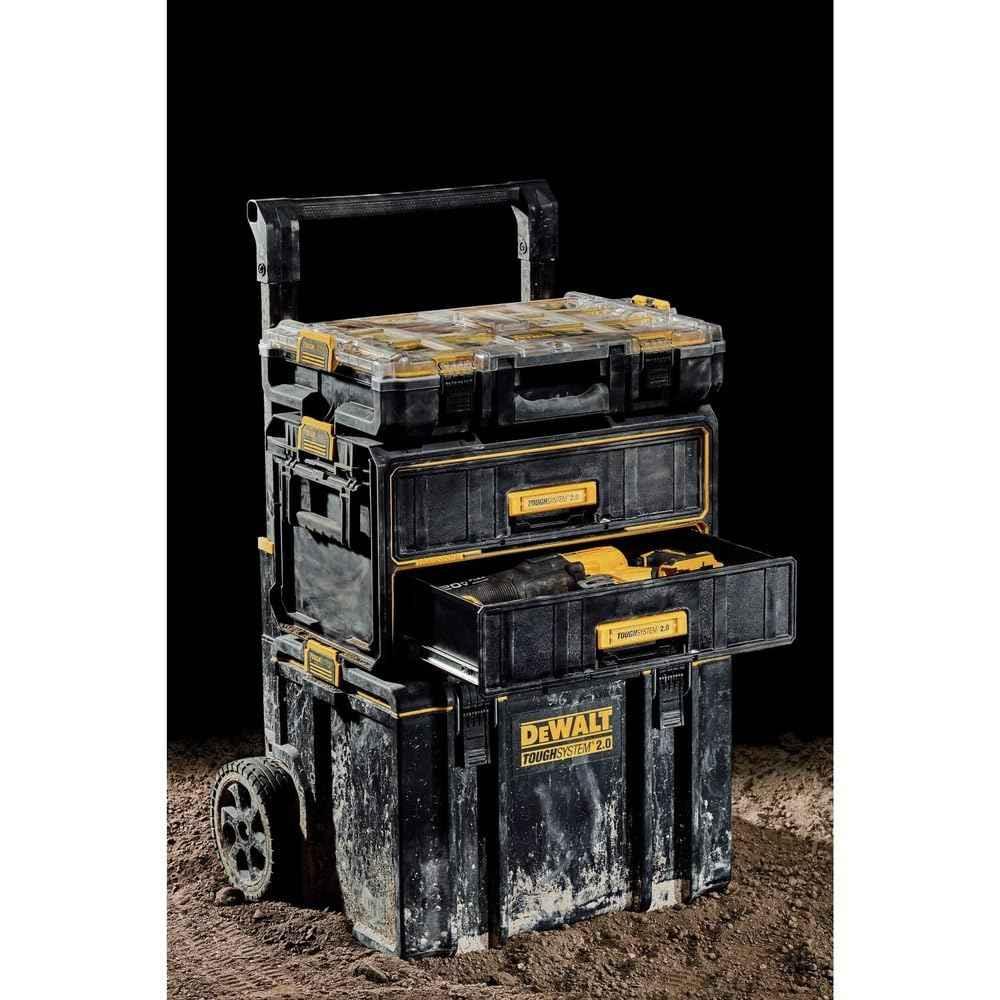 DEWALT ToughSystem Tool Box, 2.0 Two-Drawer, 21.8in. (DWST08320) - Track Minded HPDE, LLC