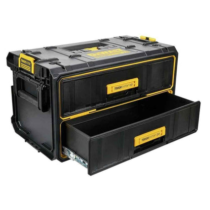 DEWALT ToughSystem Tool Box, 2.0 Two-Drawer, 21.8in. (DWST08320) - Track Minded HPDE, LLC