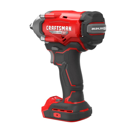 CRAFTSMAN V20 Cordless Impact Wrench, 1/2 inch, Bare Tool Only (CMCF921B) - Track Minded HPDE, LLC