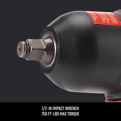 CRAFTSMAN 1/2-in 750 ft-lbs Air Impact Wrench, Composite Body, Variable Power Settings, 1/4-in NPT Air Inlet - Track Minded HPDE, LLC
