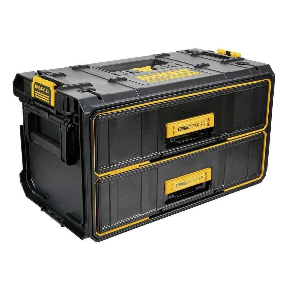 DEWALT ToughSystem Tool Box, 2.0 Two-Drawer, 21.8in. (DWST08320) - Track Minded HPDE, LLC